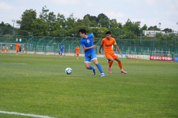 申花U20兩翼齊飛2-0云南玉昆，黃毅豪張煜建功