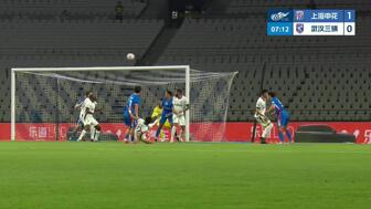 申花2-2三鎮(zhèn)：徐皓陽(yáng)傳射拉唐破門 5輪不勝vs6輪不勝