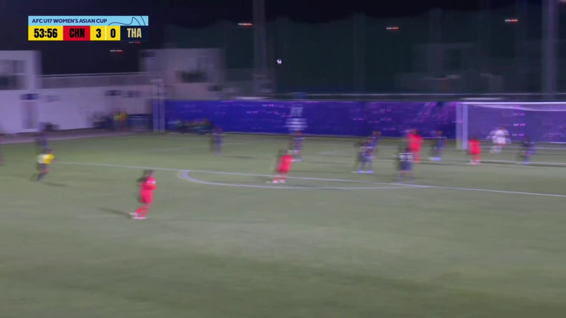 U17中國女足4-0領(lǐng)先泰國！李啟嫻梅開二度，